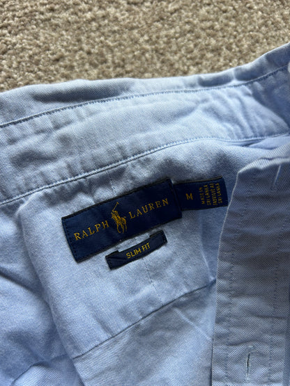 RL Polo Ralph Lauren Blue Medium Slimfit Oxford
