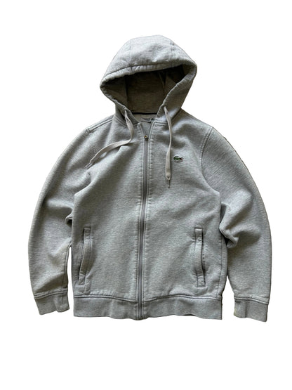 Lacoste Sport Full-Zip Hoodie Grey Small