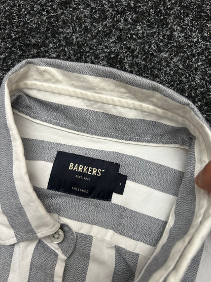 Barkers Stripe Polo Small Tailored Fit