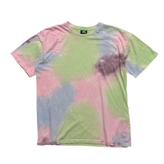 Stussy Slime Tie Dye Tee Large