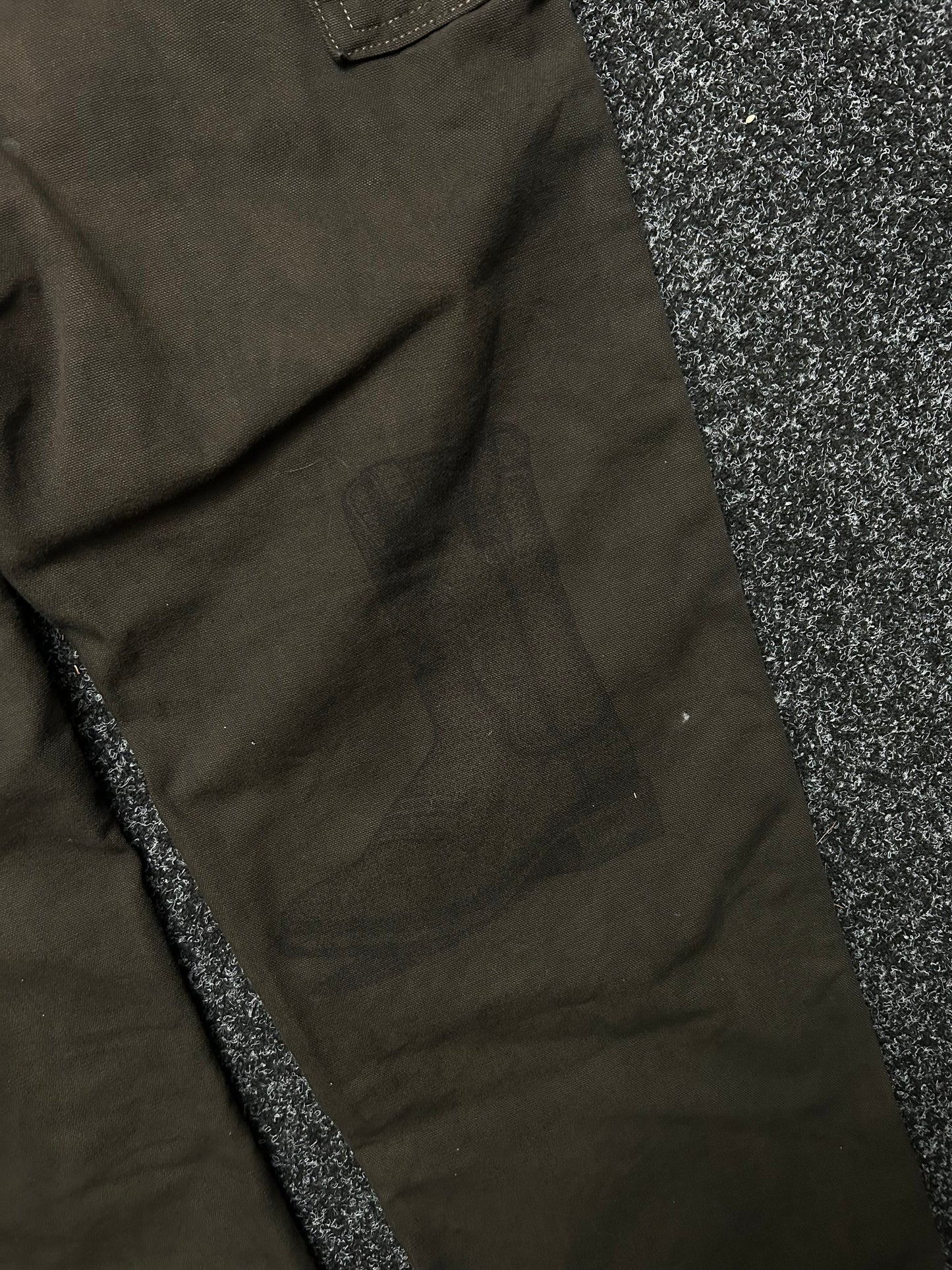 Carhartt Double Knee Dark Brown Custom Paint Pants size 38