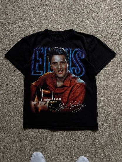 Elvis Presley Black Tee Small Thailand