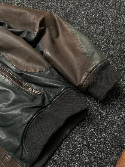 Chevignon Leather Jacket XXL 1957
