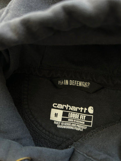 Carhartt Men's Rain Defender Loose Fit Heavyweight Hoodie Medium Black