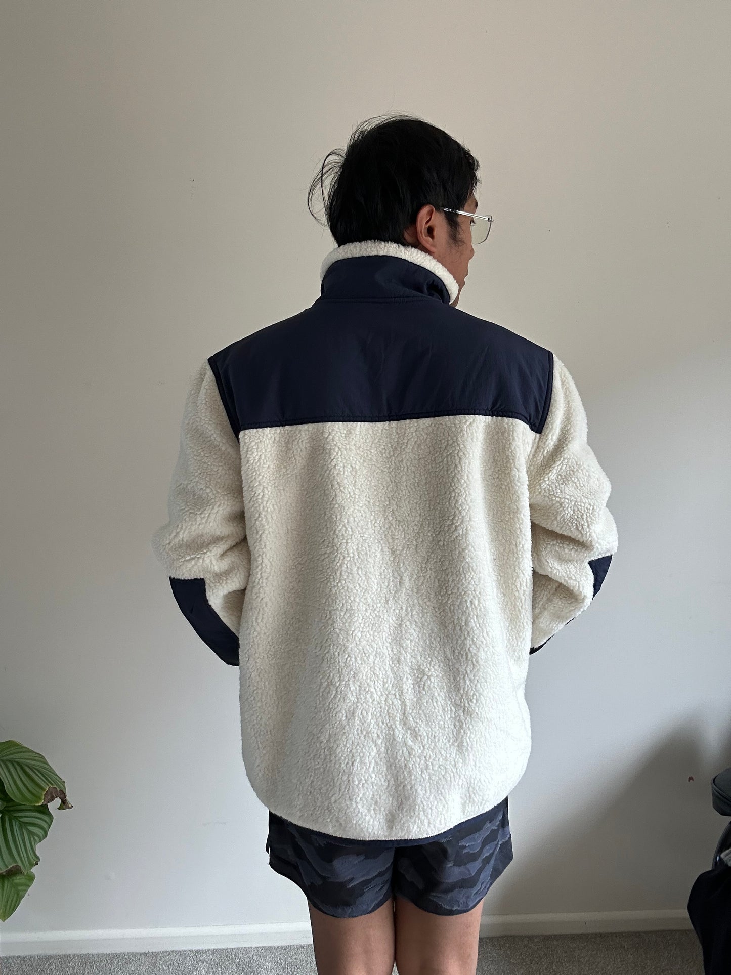 Ralph Lauren RL Two Tone Fleece Jacket Large