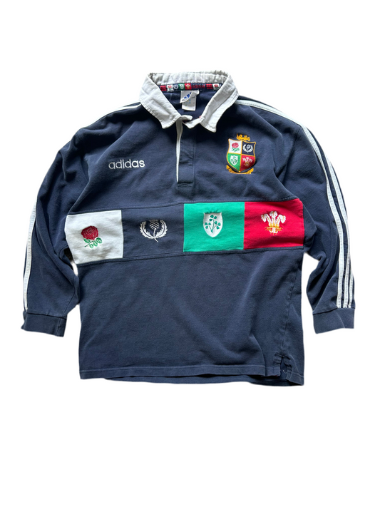 Adidas British and Irish Lions long-sleeved rugby union training shirt from the 1997 Tour to South Africa XL