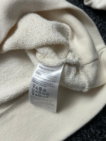 HILFIGER CREW NECK JUMPER Large Cream