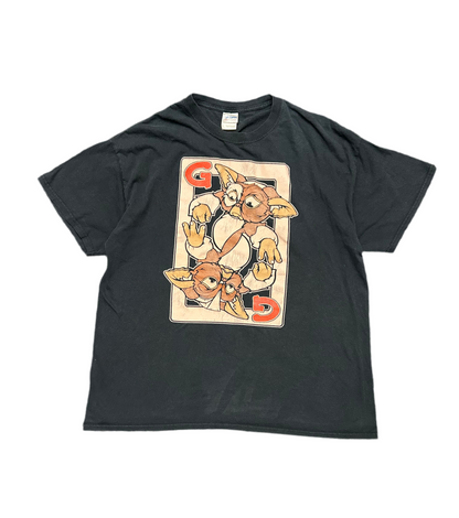 Gremlins Gizmo Tee XL Nave Blue Gildan Tag