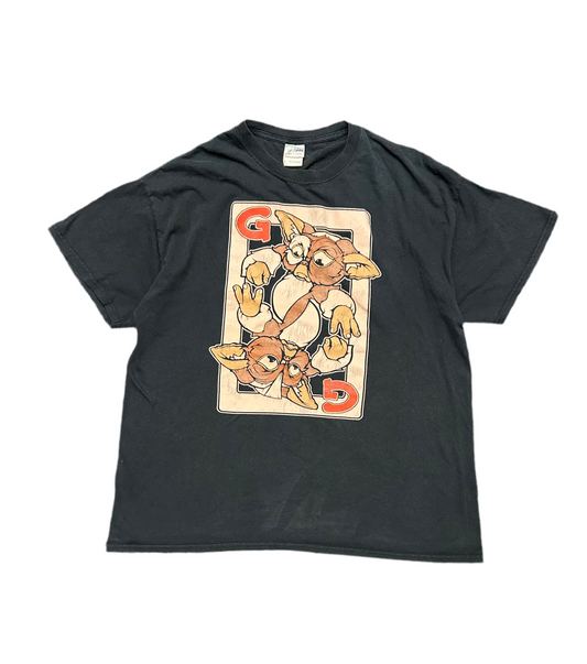 Gremlins Gizmo Tee XL Nave Blue Gildan Tag