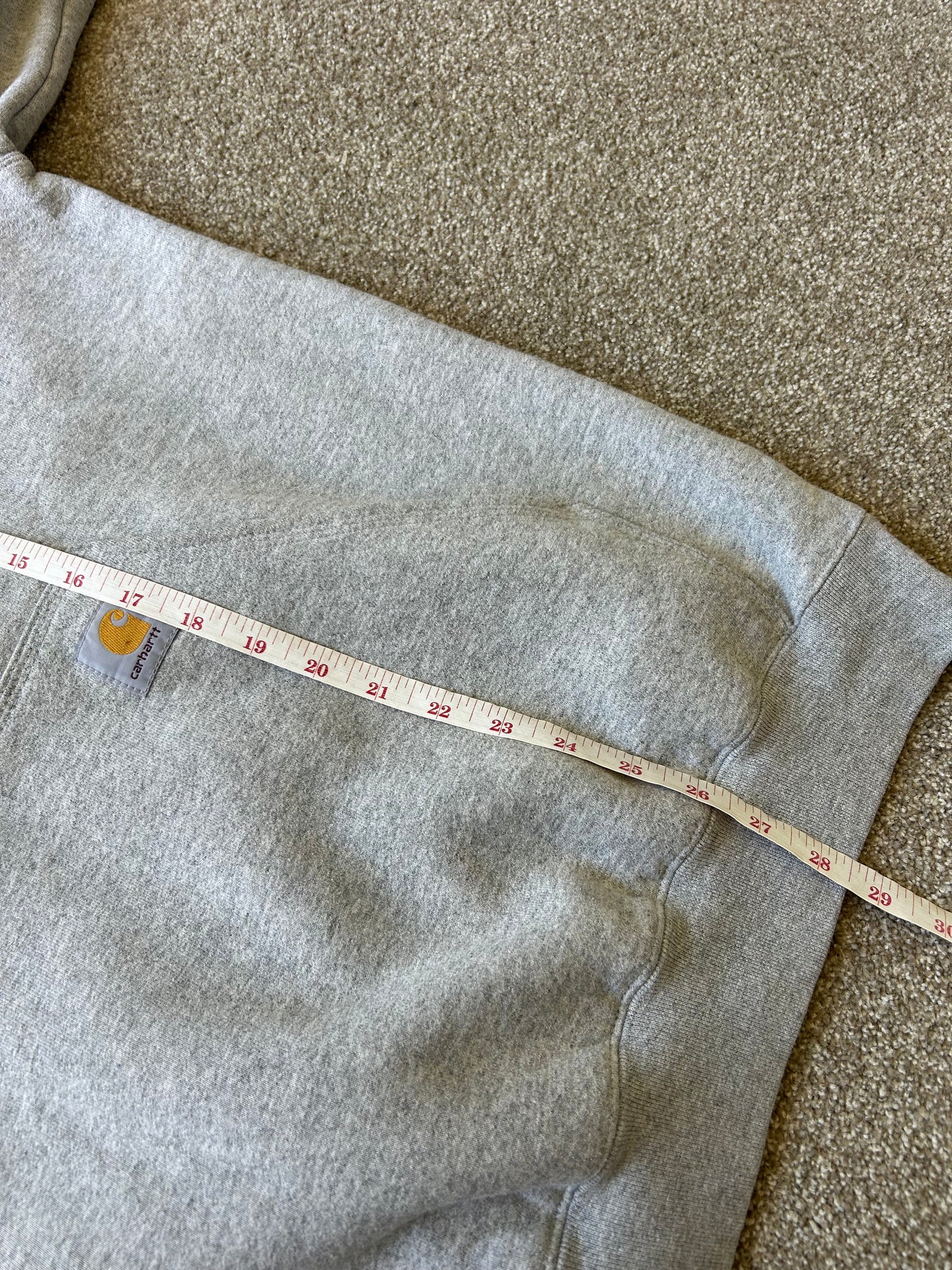 Carhartt Hoodie Grey Medium K288