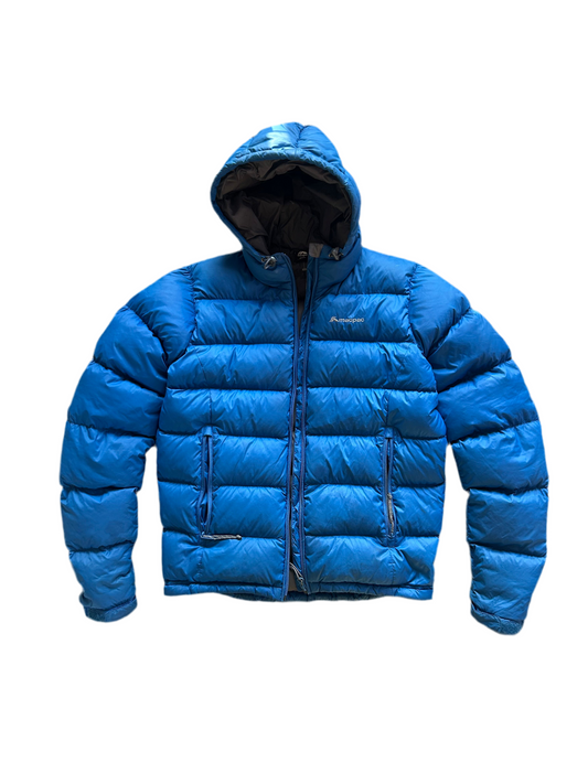Macpac Men's Halo Hooded Down Jacket Blue Medium