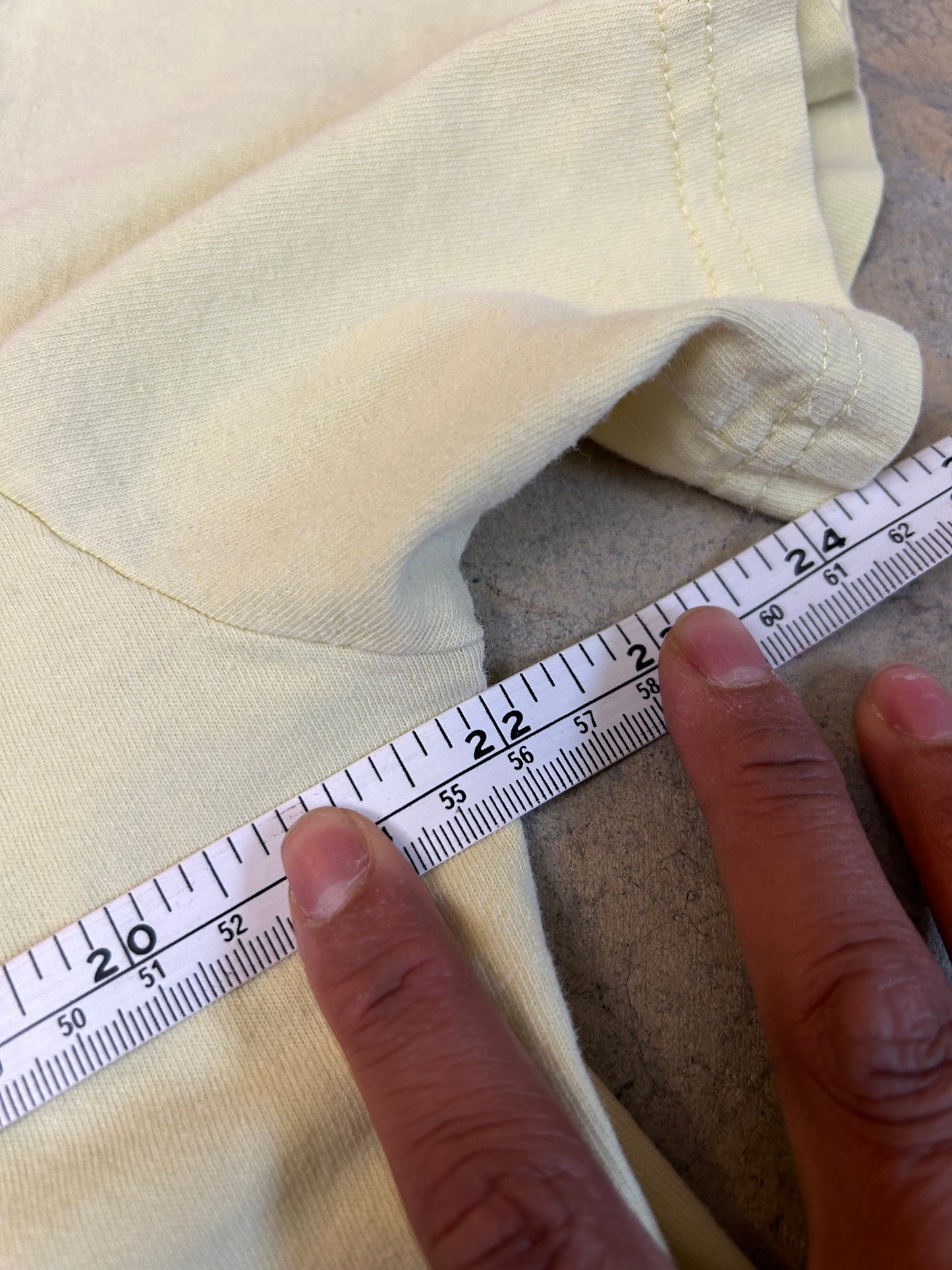 yellow Stussy Stock Link T-shirt Medium With Minimal Stains