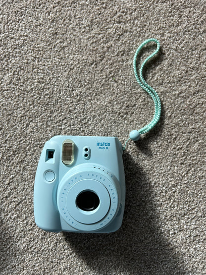 Instax Mini 8 Baby Blue with Bag Film Camera