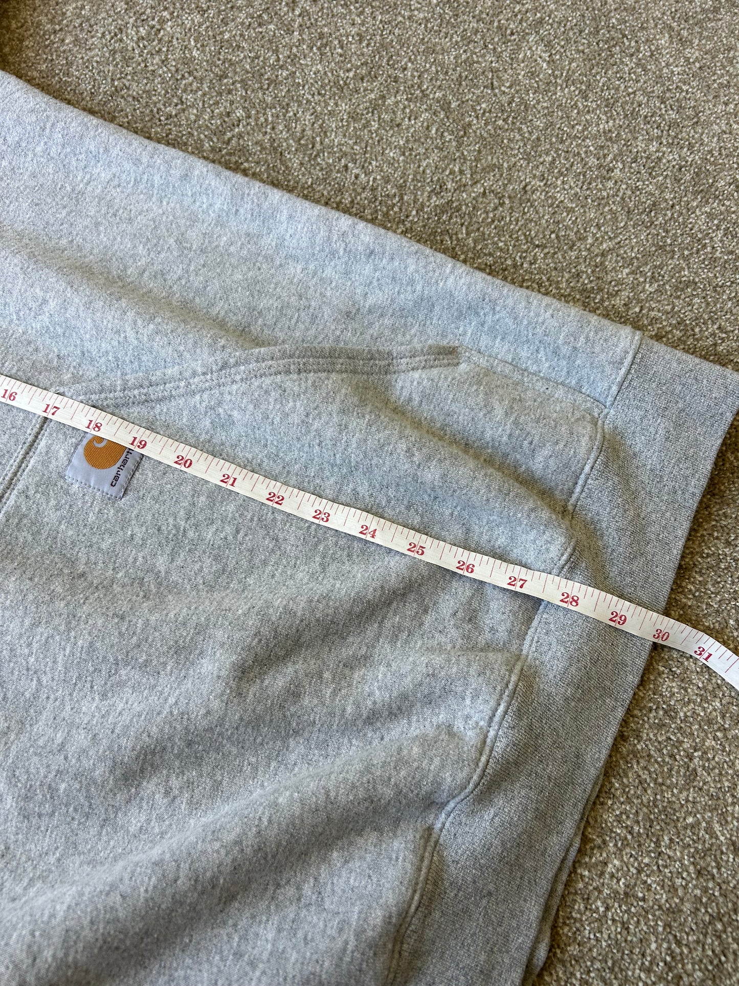 Carhartt Hoodie Grey Medium K121
