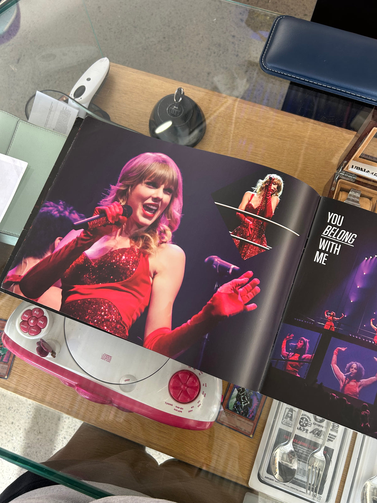 official 2013 souvenir program and photo book from Taylor Swift's The Red Tour