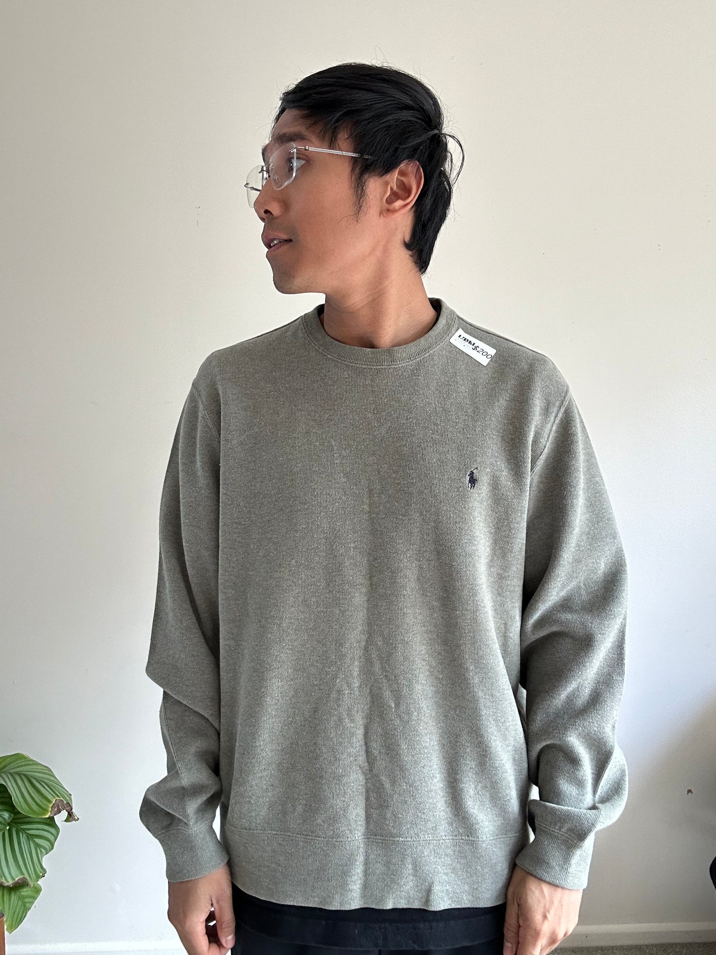 Ralph Lauren RL Olive Jumper Medium
