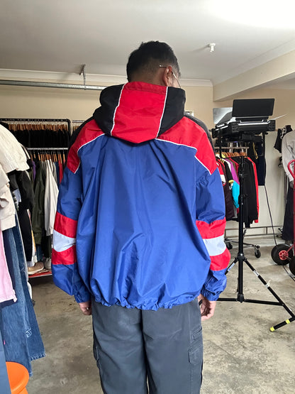 rare vintage Canterbury of New Zealand hooded anorak jacket from the 1997 Hong Kong Rugby World Cup Sevens Large