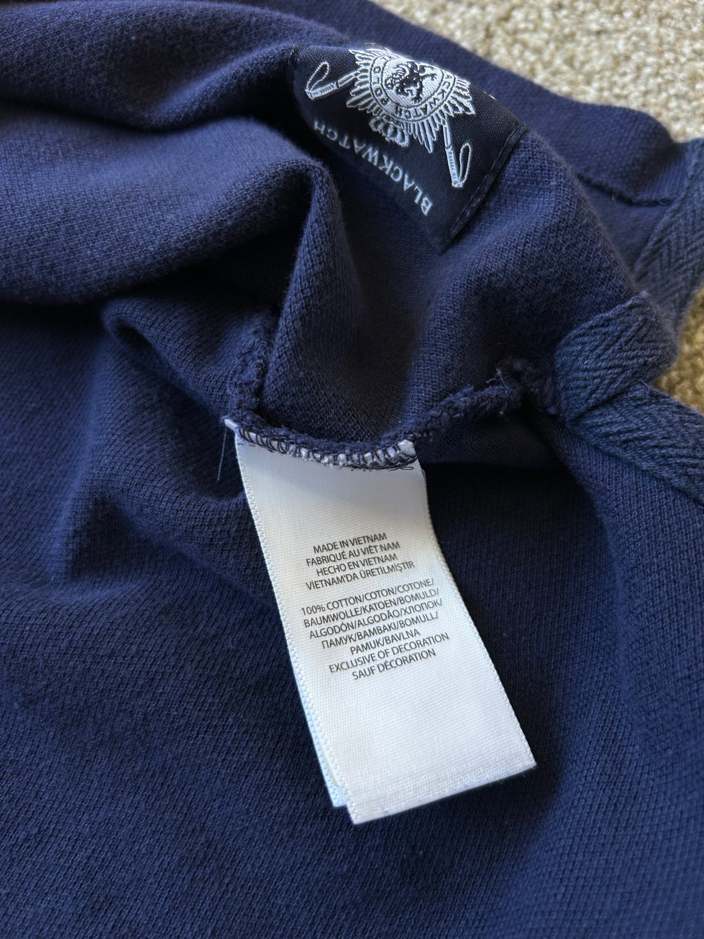 Y2K Polo Ralph Lauren navy and red polo shirt XL