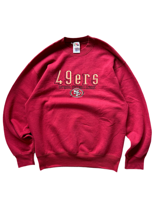 Vintage San Fransisco 49ers NFL Maroon Sweater Large
