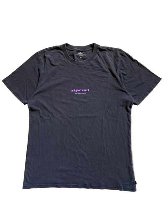 Rip Curl Super Computer Research T-Shirt featuring a graphic print XL Grey
