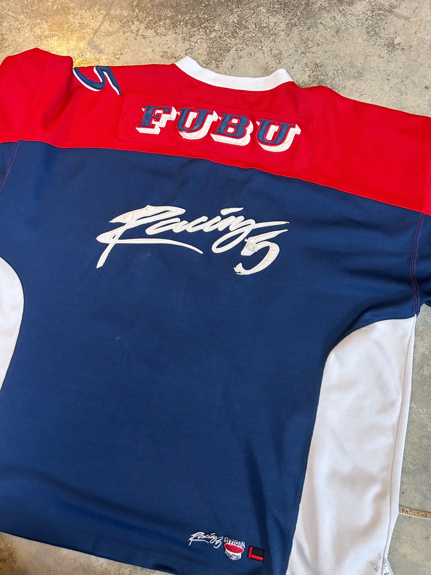 FUBU "05" racing jersey from the 1990s or Y2K era 3XL Navy