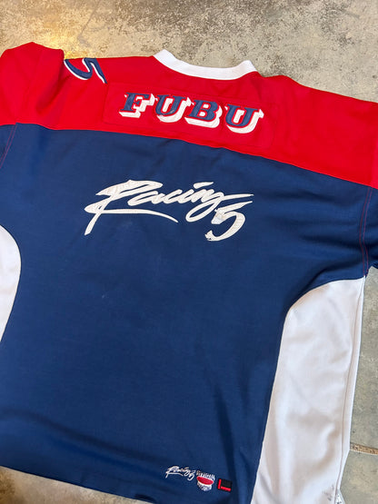 FUBU "05" racing jersey from the 1990s or Y2K era 3XL Navy