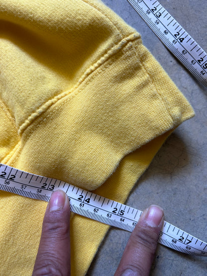 yellow Universal Studios Homer Simpson pullover hoodie sweatshirt Medium