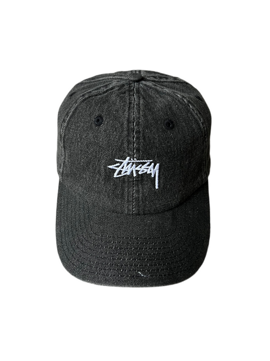 Stüssy Basic Washed Cap Charcoal