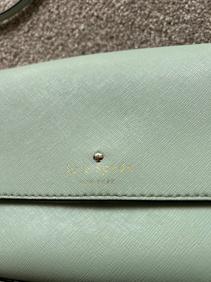 Kate Spade New York Cedar Street Magnolia crossbody bag in mint green leather