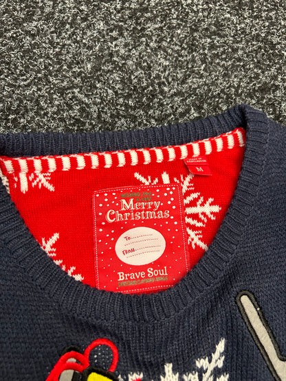 Brave Soul Christmas Acrylic Jumpers