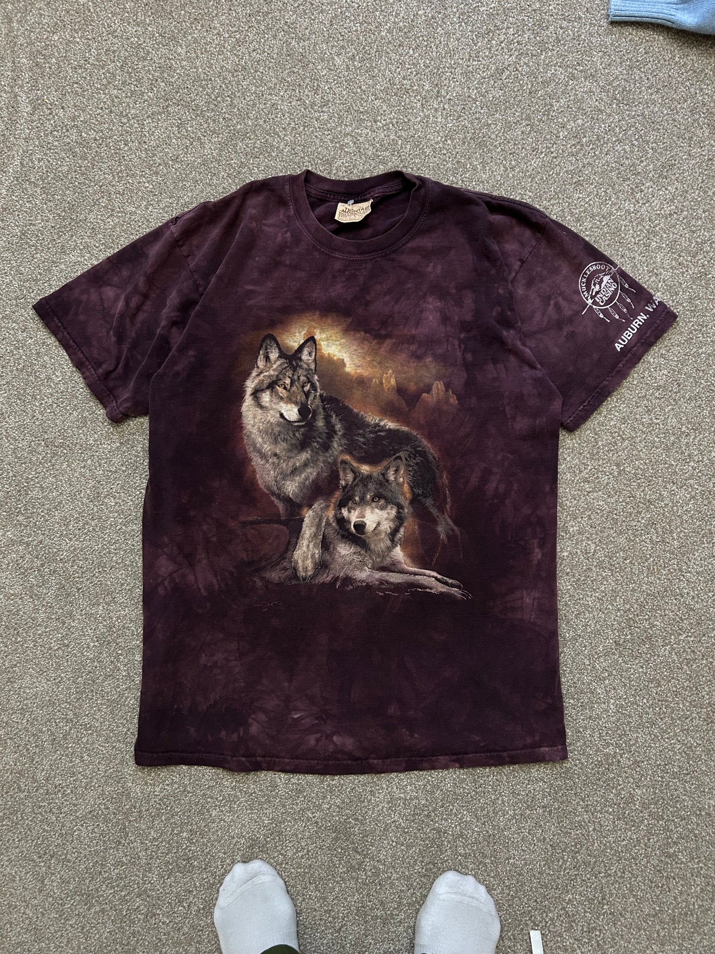 Vintage The Mountain Wold Maroon Large