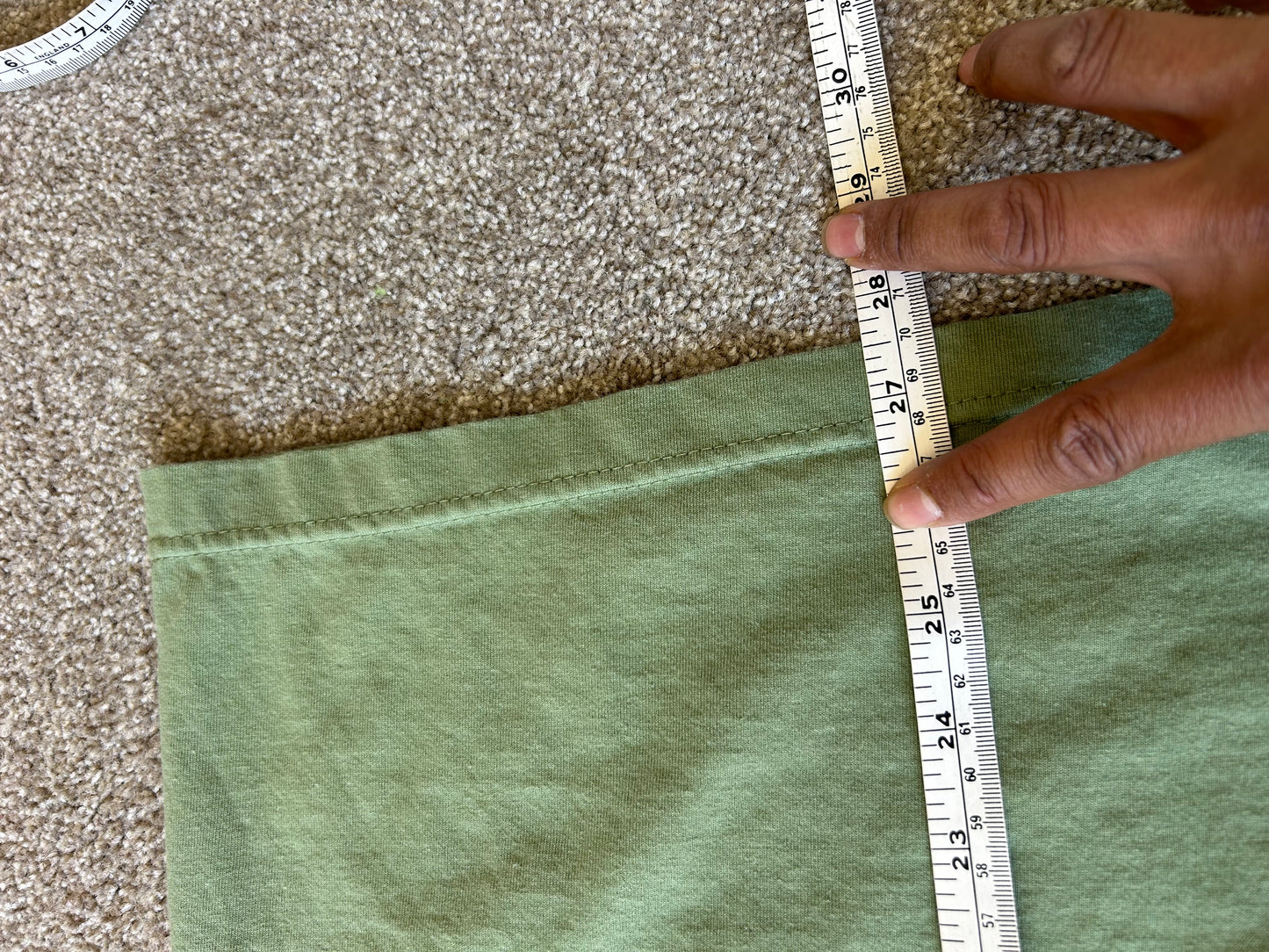 vintage Billabong graphic t-shirt in olive green with a distinctive embroidered logo Large
