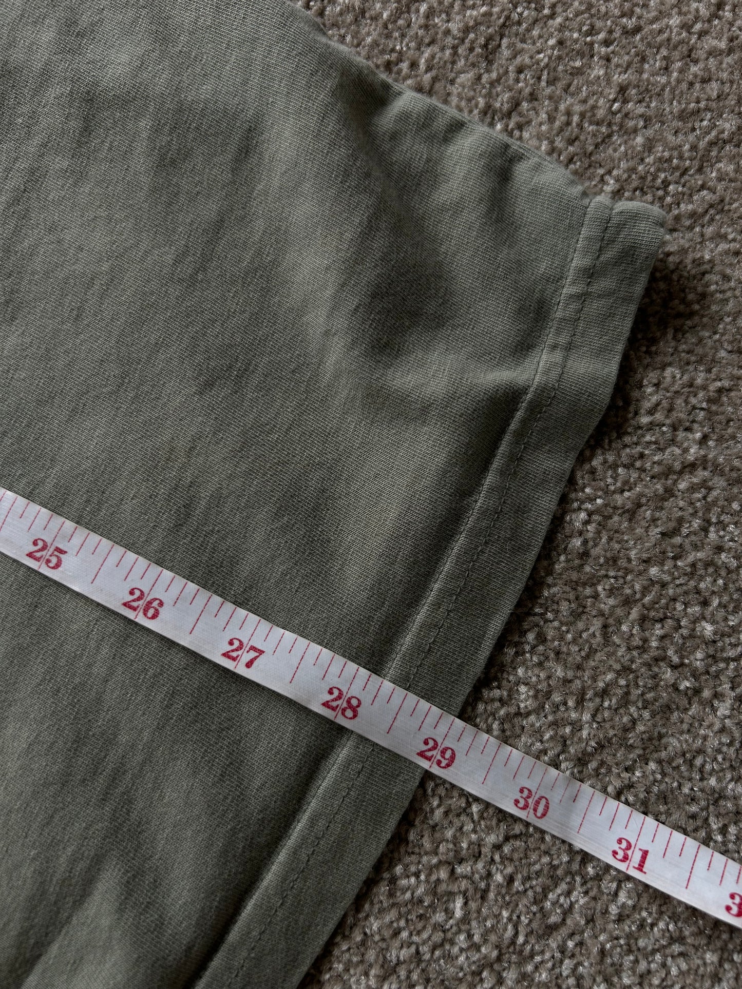 Quicksilver Green Tee Tshirt Medium Oversize Large Fit