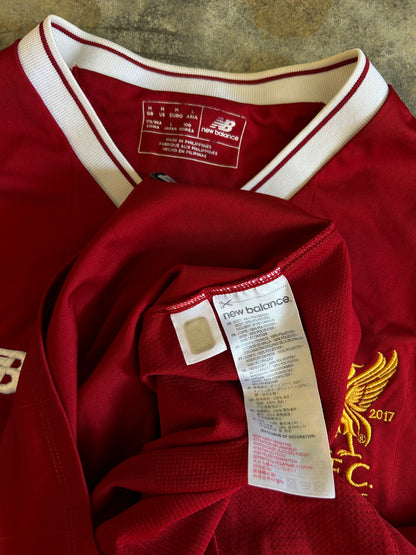 New Balance Liverpool FC 2017-2018 home shirt features a unique 125-year anniversary crest in gold Medium