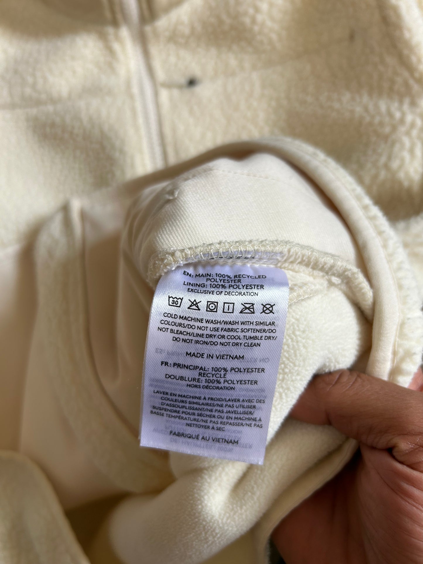 Kathmandu Cream Fleece Jacket Small