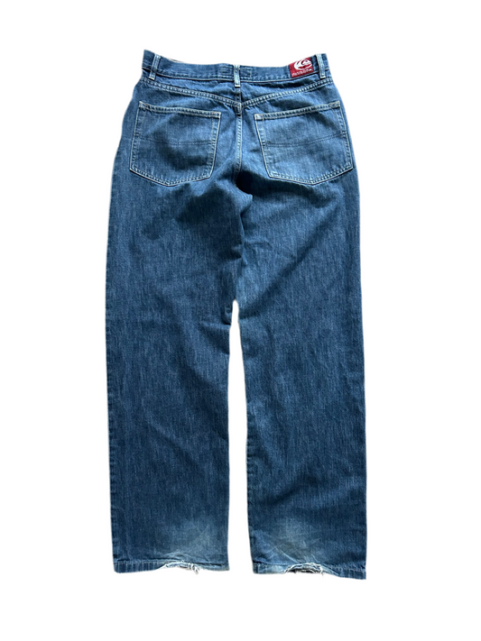 Vintage Quiksilver Baggy Fit Jeans Men's size 34 Loose 5 Denim