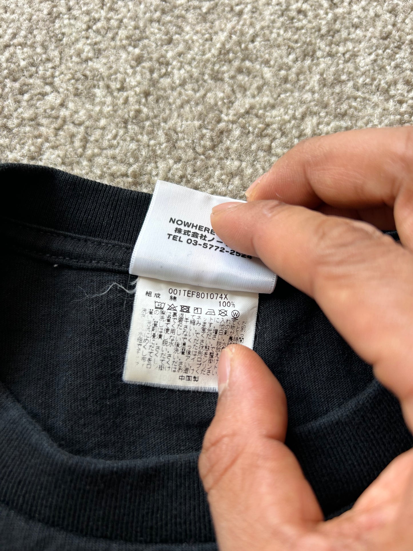 Bape Japan Tee size Medium Black