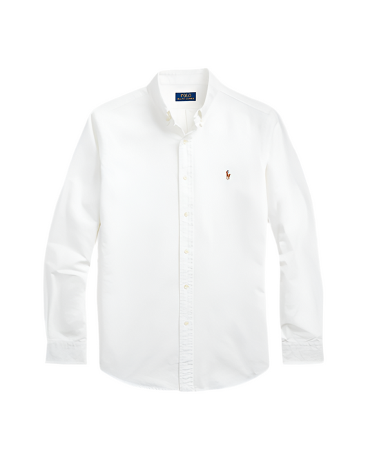 RALPH LAUREN 
Slim-Fit Cotton Oxford Shirt Medium