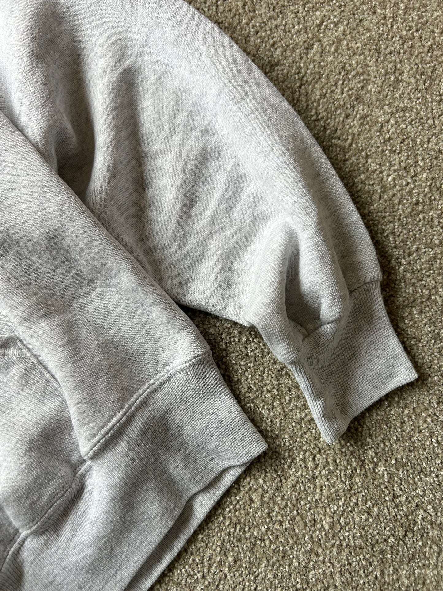 Vintage Whit Worth Pirates Hoodie Large Grey