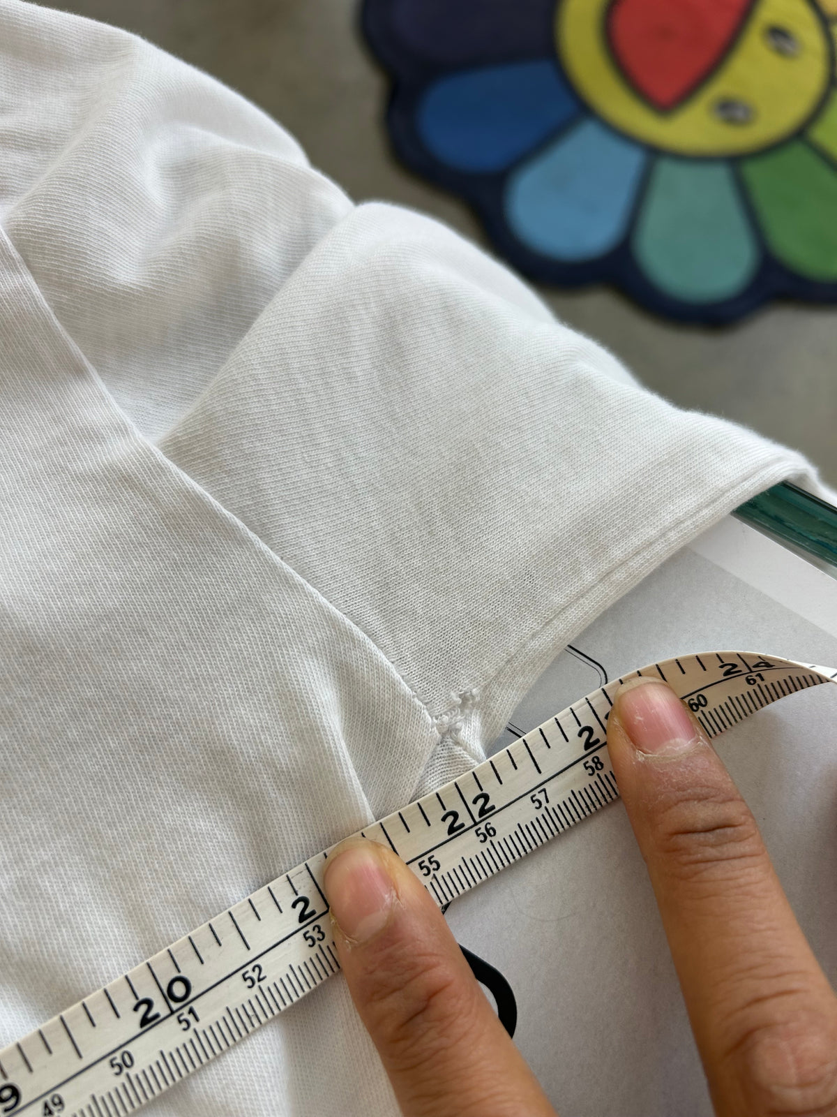 Stussy Pink Logo Checkerboard White Long Sleeve Medium (Worn Condition)