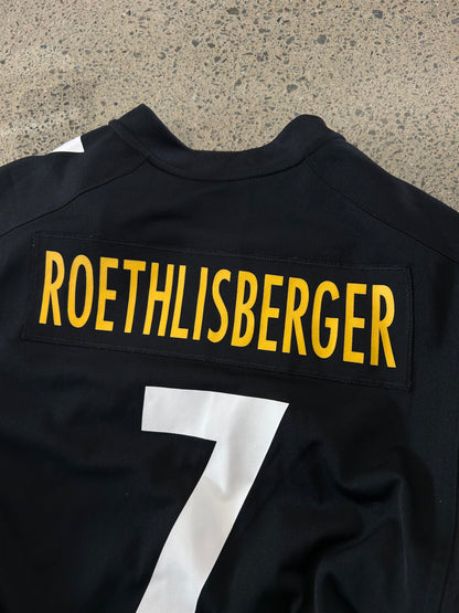 Nike Pittsburgh Steelers Ben Roethlisberger jersey featuring the iconic number 7 Large