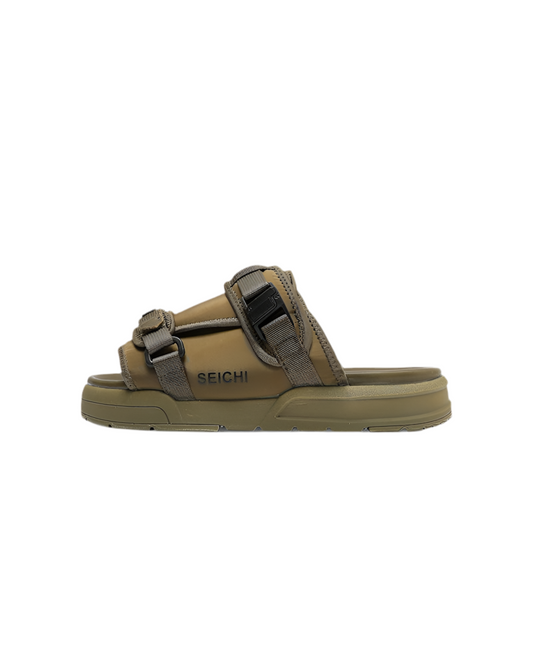 SEICHI YOROI Japan Utility Sandals size 8 Mens fits 7 Mens Olive