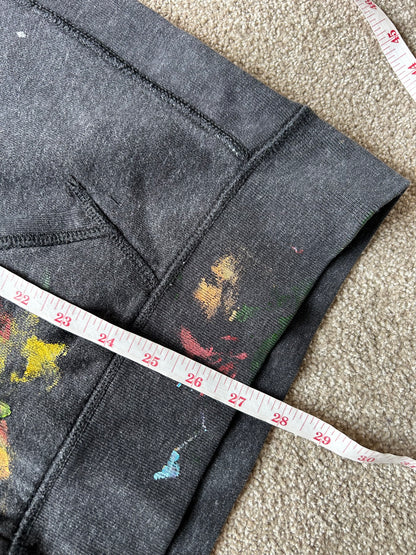 Ralph Lauren RL Custom Painted Grey Hoodie XL