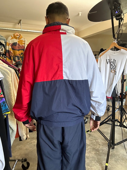 vintage 90s Nautica Competition jacket, notably identified as a model famously worn by rapper 2Pac Medium