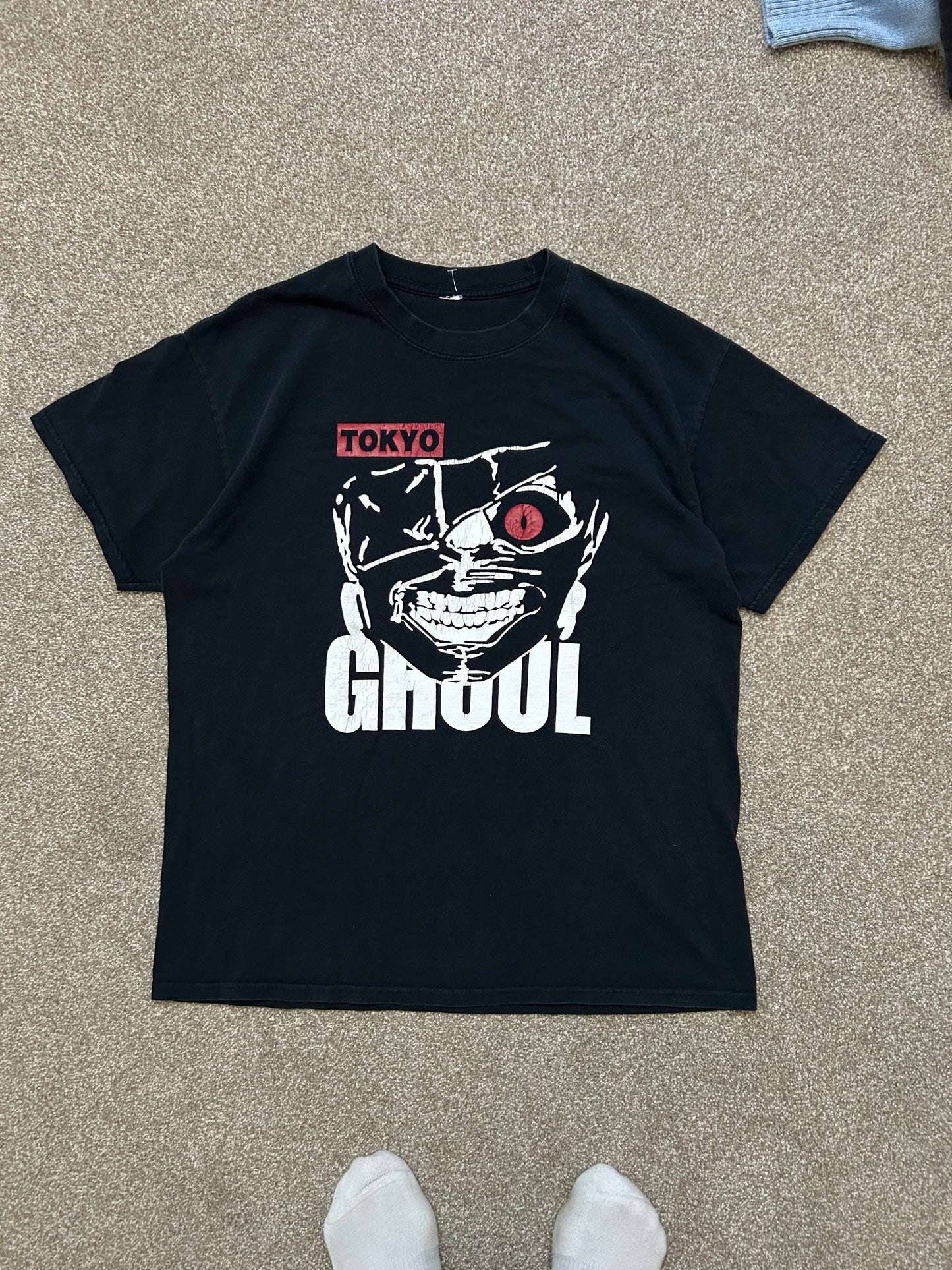 THE EYEPATCH BLACK TEE Tokyo Ghoul Large