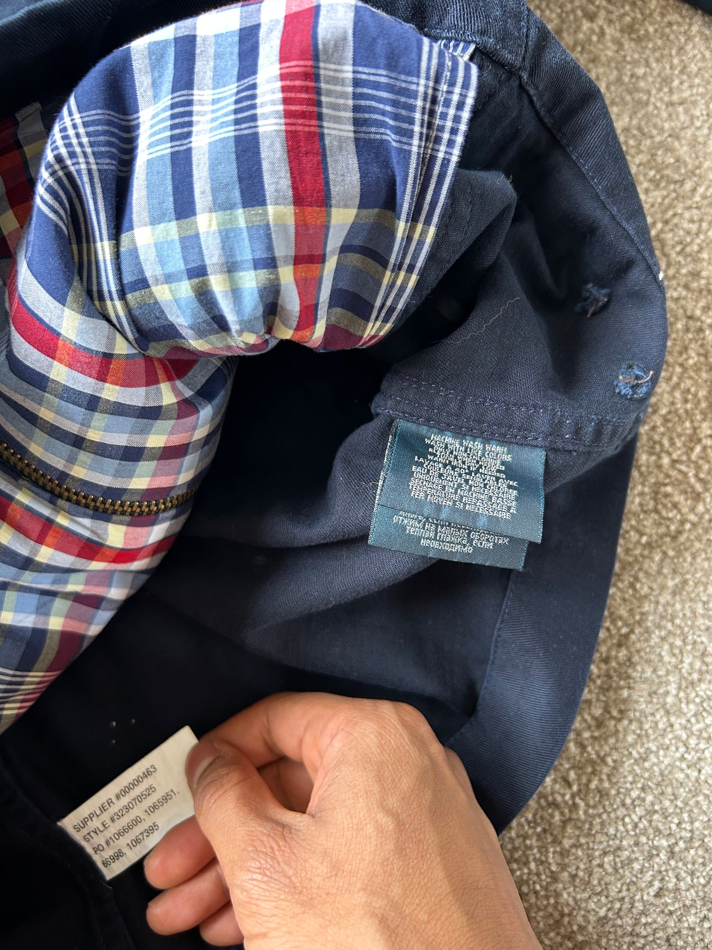 Ralph Lauren RL Harrington Jacket Extra Small Navy Blue