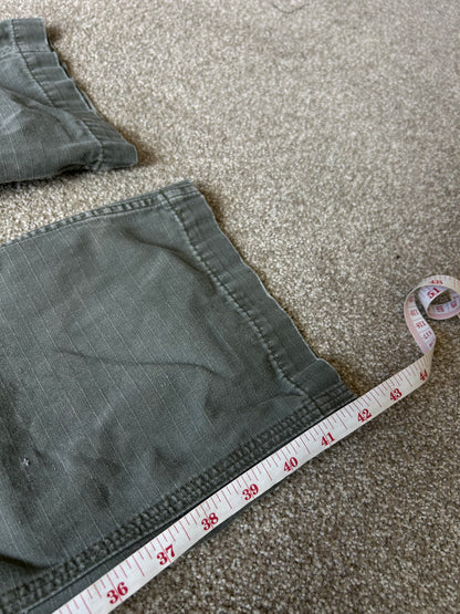 Vintage Carhartt Moss Green Pants size 32 waist 42 Length