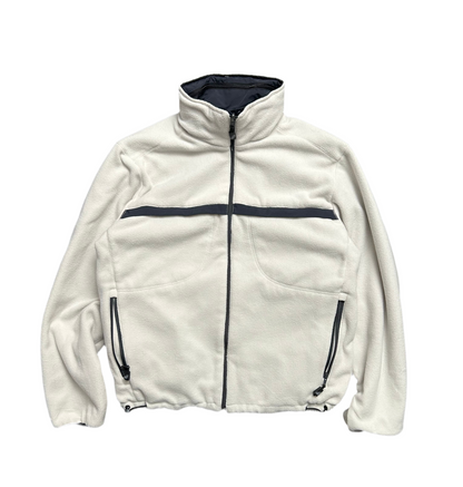Fleece & Nylon Reversible Jacket Telecom New Zealand Large