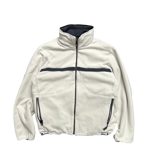 Fleece & Nylon Reversible Jacket Telecom New Zealand Large