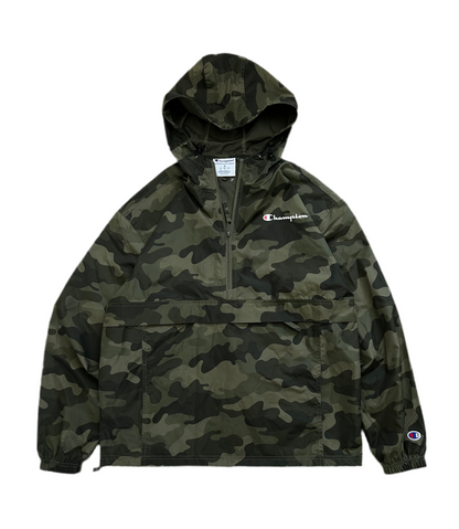 Champion Camo Mens Jacket Medium Windbreaker